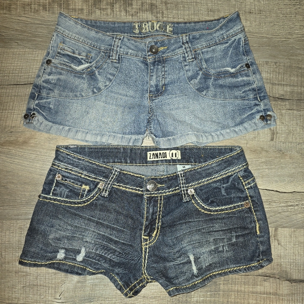 Zanadi & Truce Blue Jean Shorts Lot Sz 11 / 13